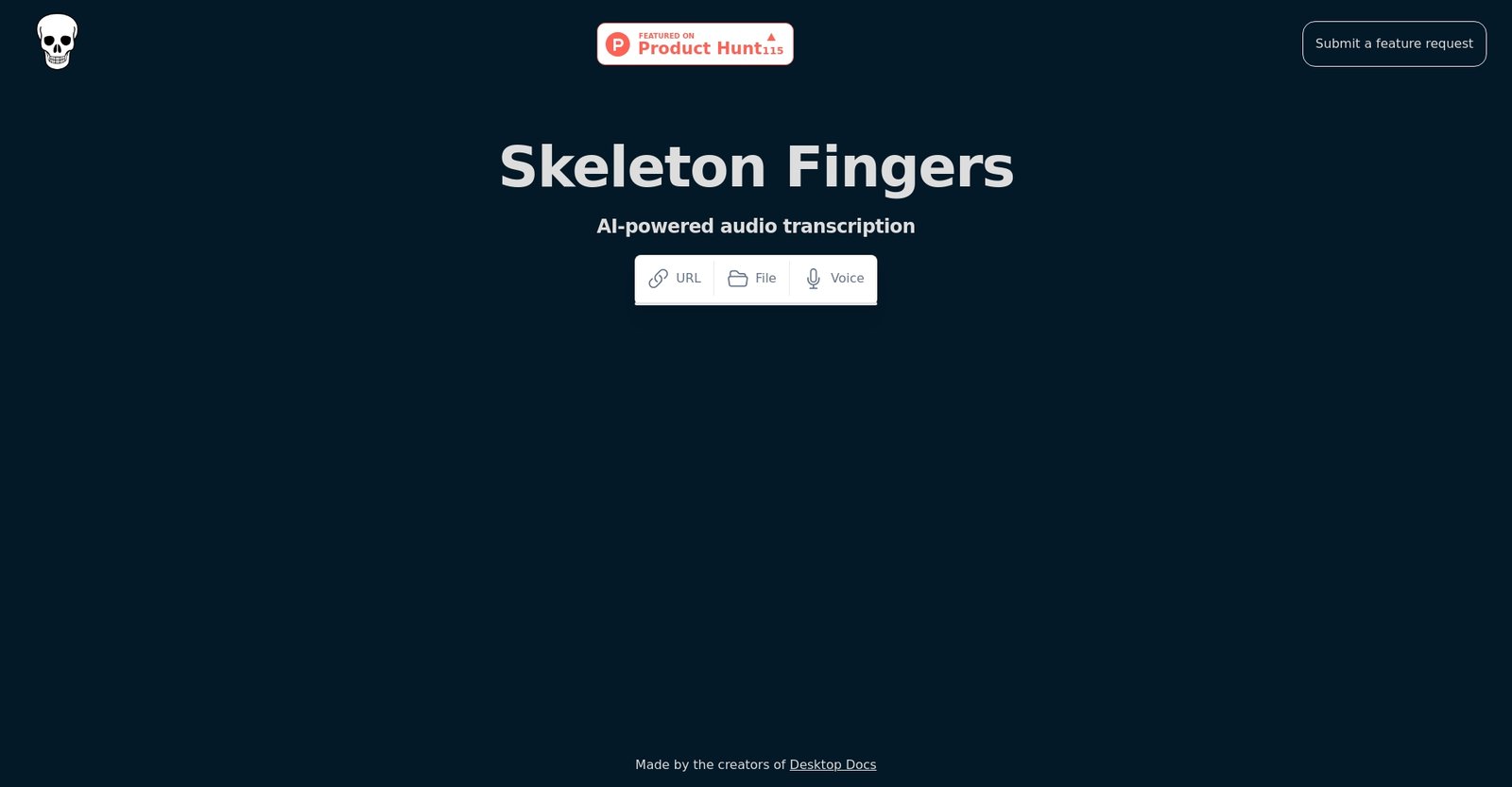 Skeleton Fingers
