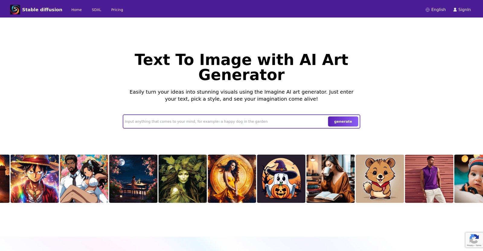 Stable Diffusion AI Generator