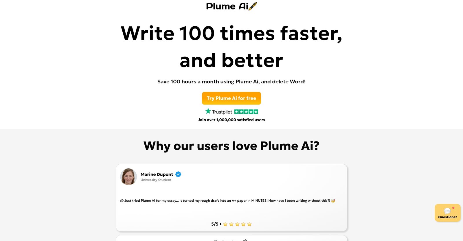 Plume AI