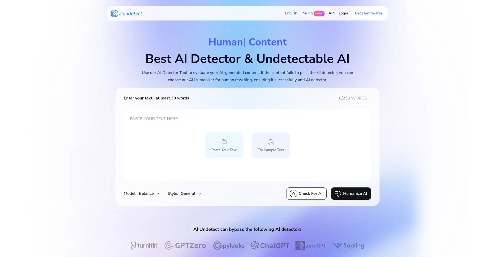 AI undetect
