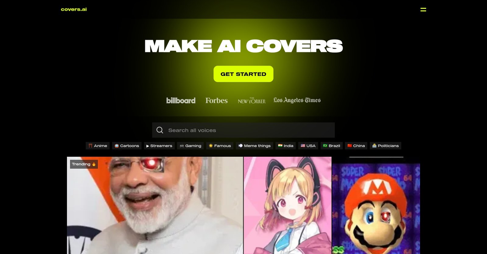 Covers AI