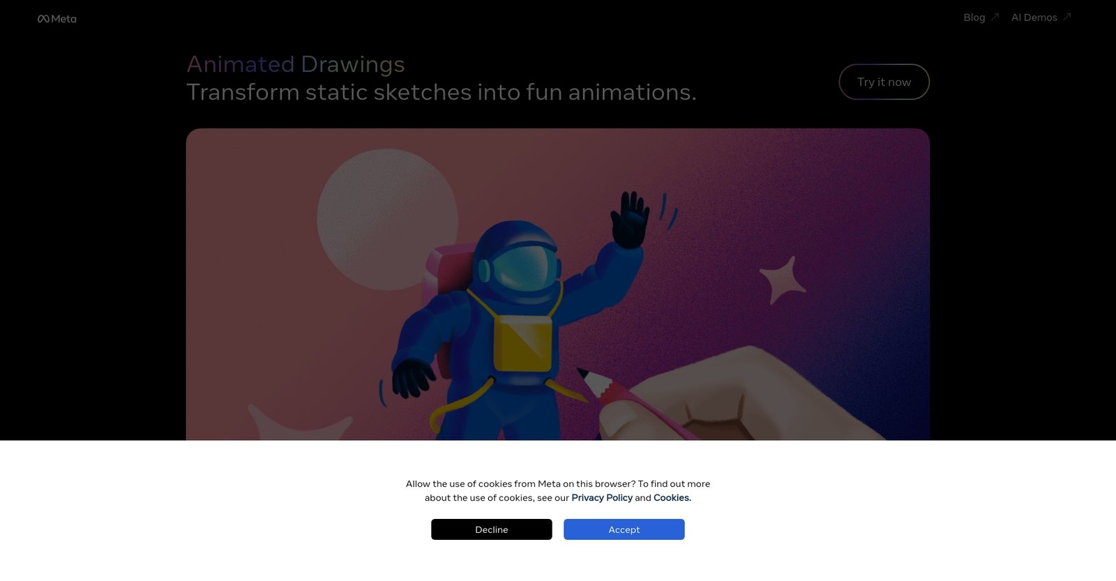 AnimatedDrawings by Meta