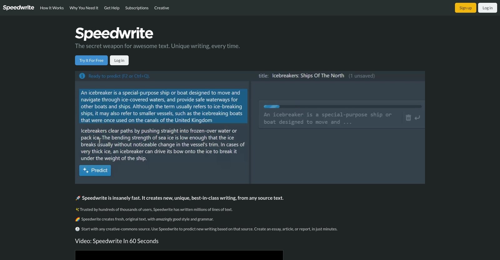Speedwrite