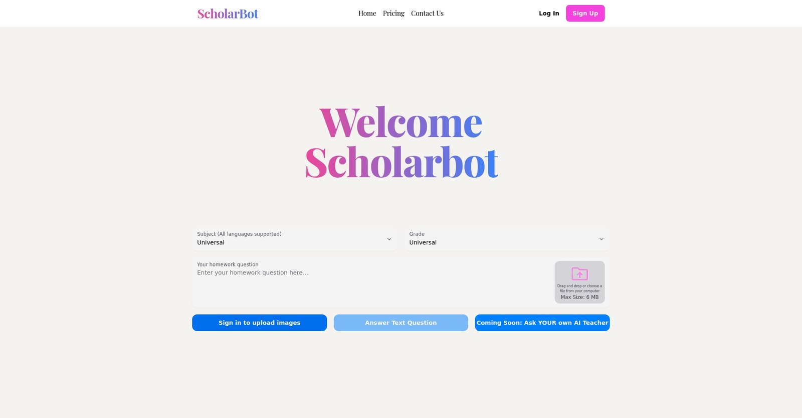 Scholarbot AI