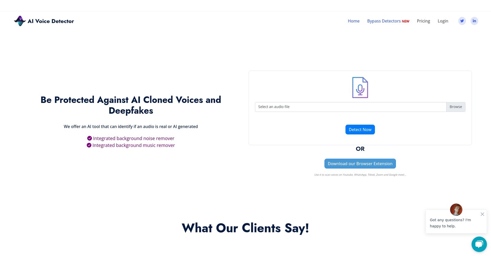AI Voice Detector