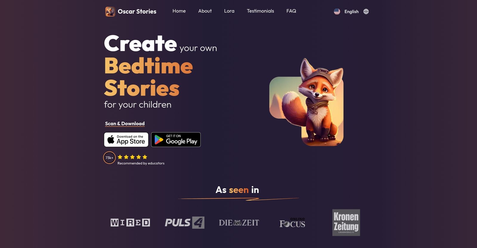 Oscar Bedtime Stories