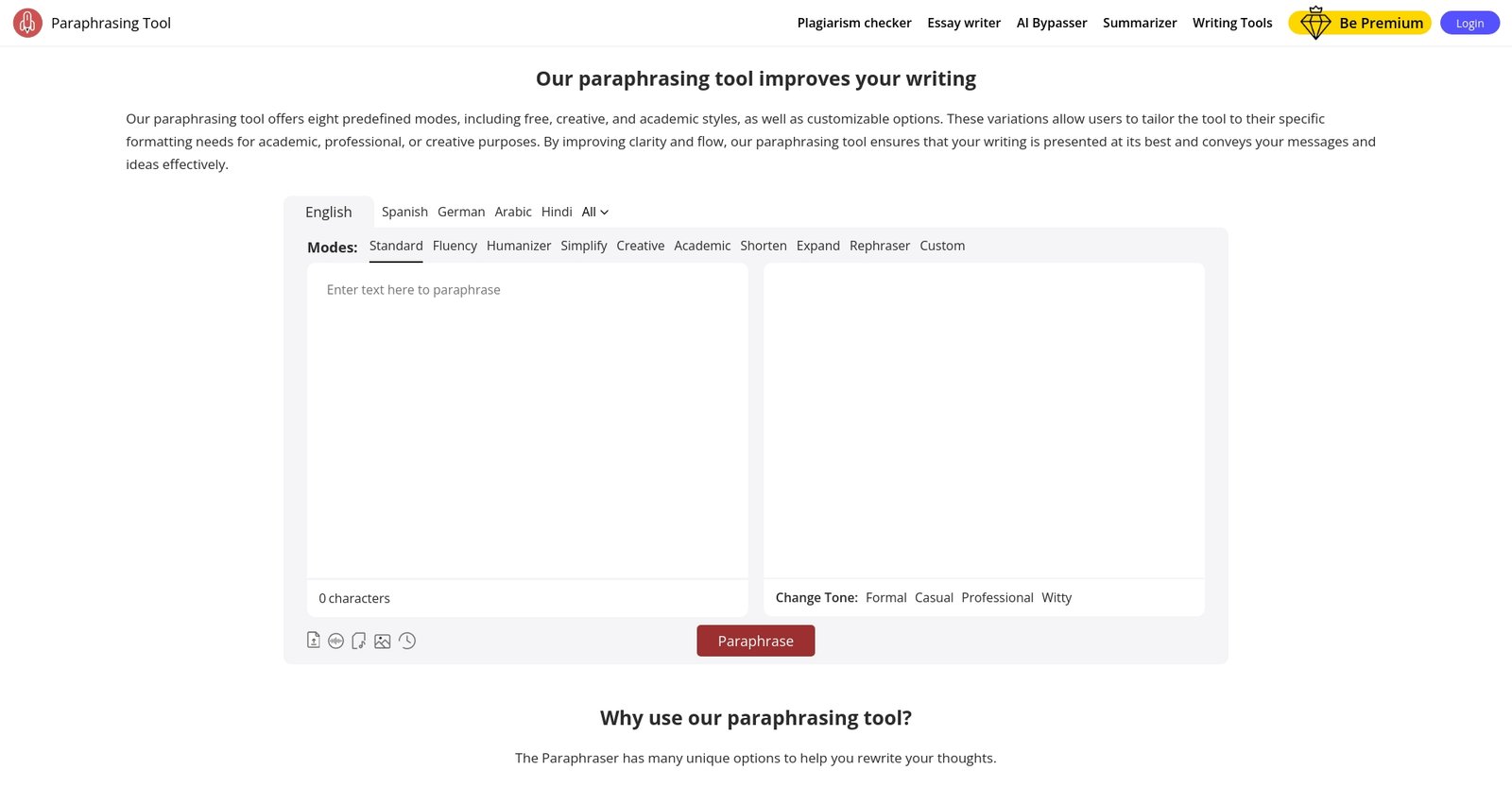 Paraphrasingtool.ai