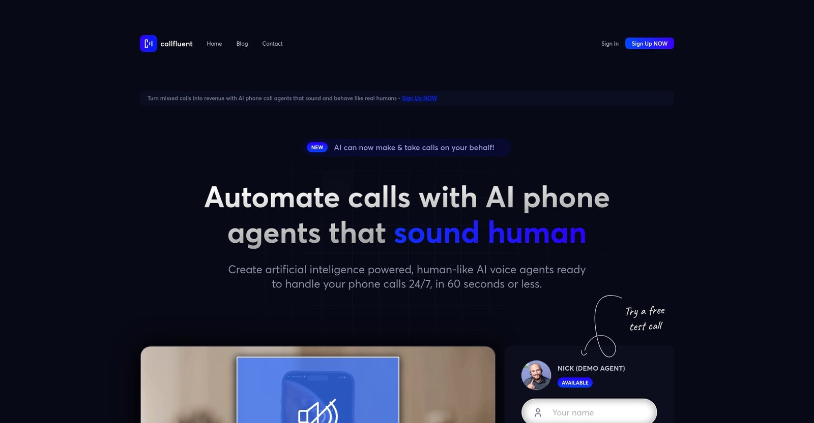 Callfluent ai