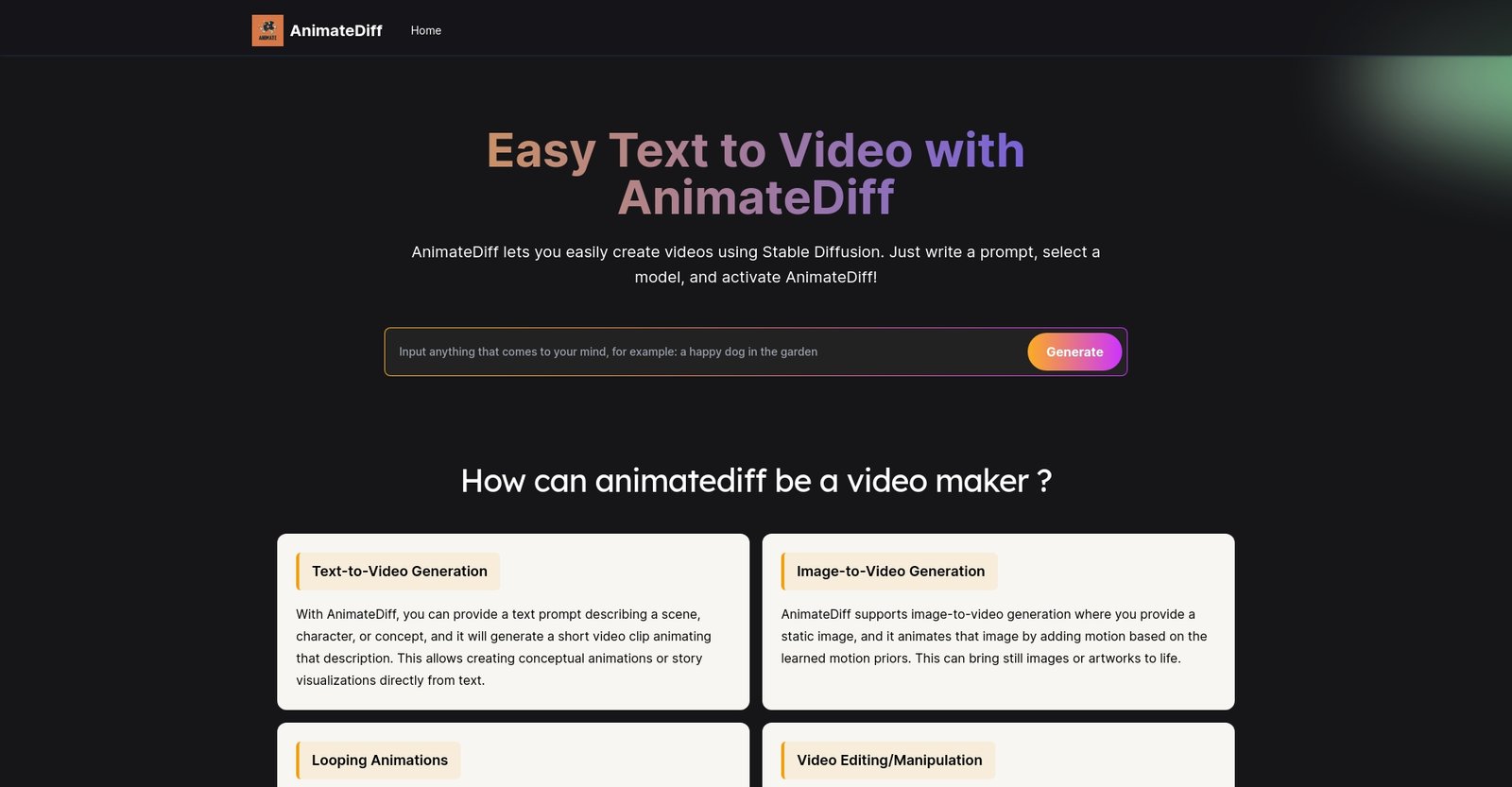 AnimateDiff